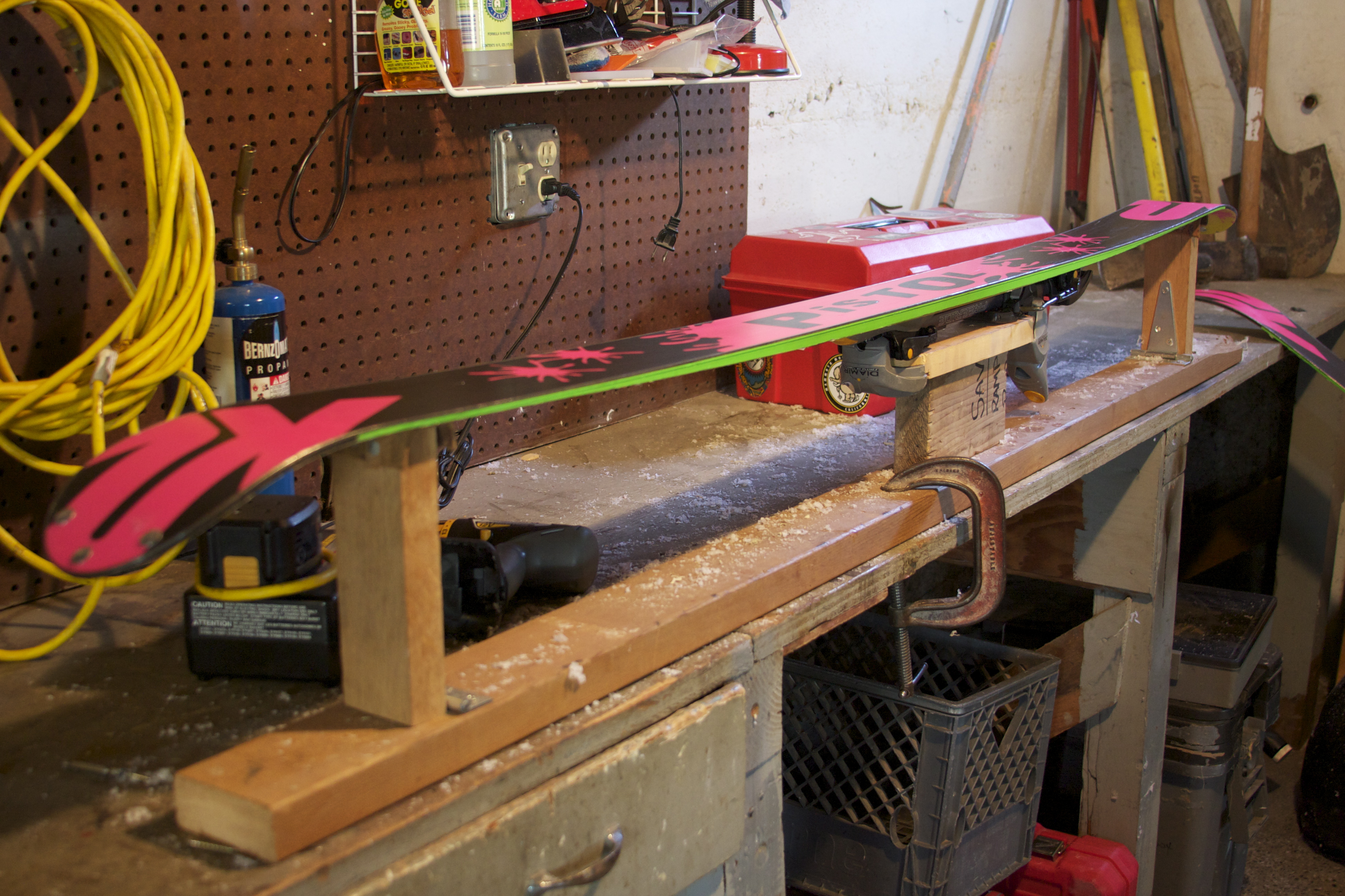 Diy Ski Tuning Bench Cascadian Rythym throughout The Most Stylish as well as Lovely how to ski tune up pertaining to Your own home